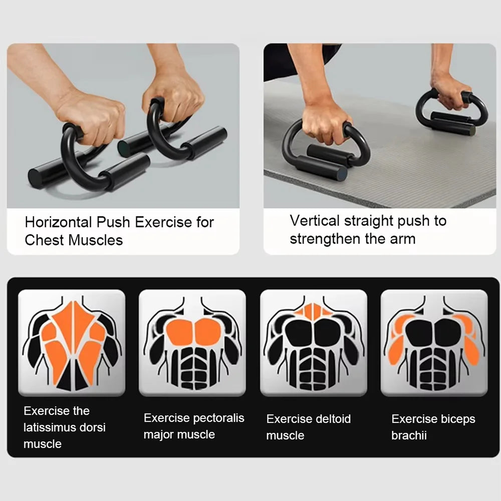 S-Type Ergonomic Push-Up Stands