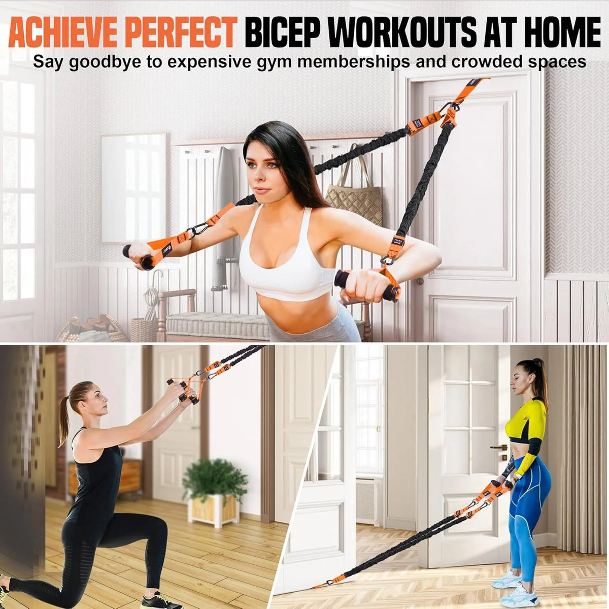 Adjustable Pull-Up Assistance Band Set
