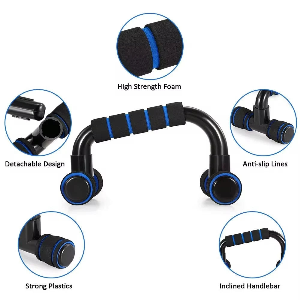 H-Shaped Ergonomic Push-Up Stands