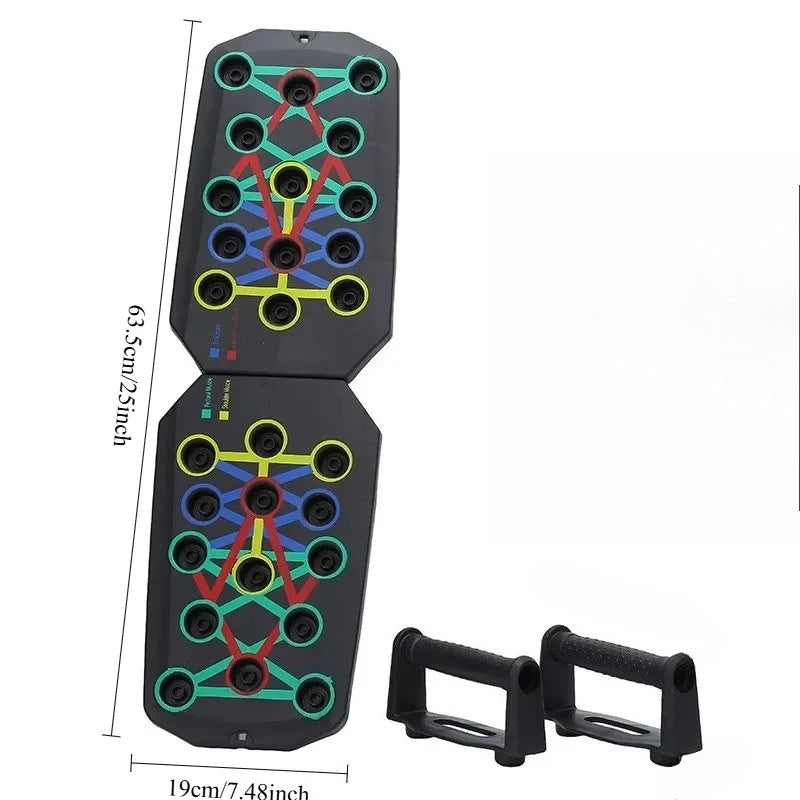 Foldable Multifunctional Push-Up Board Set