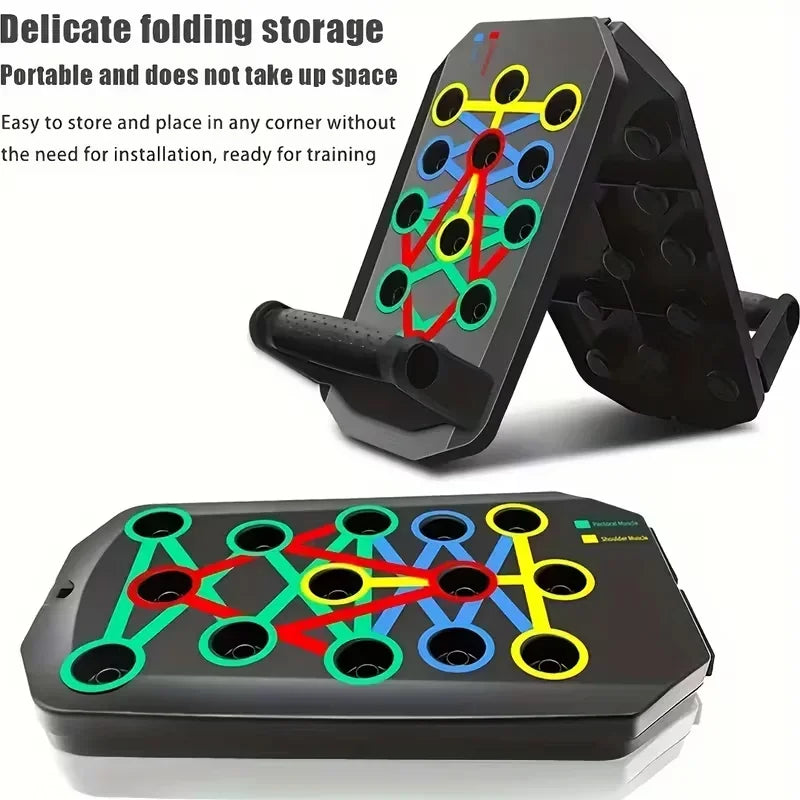 Foldable Multifunctional Push-Up Board Set