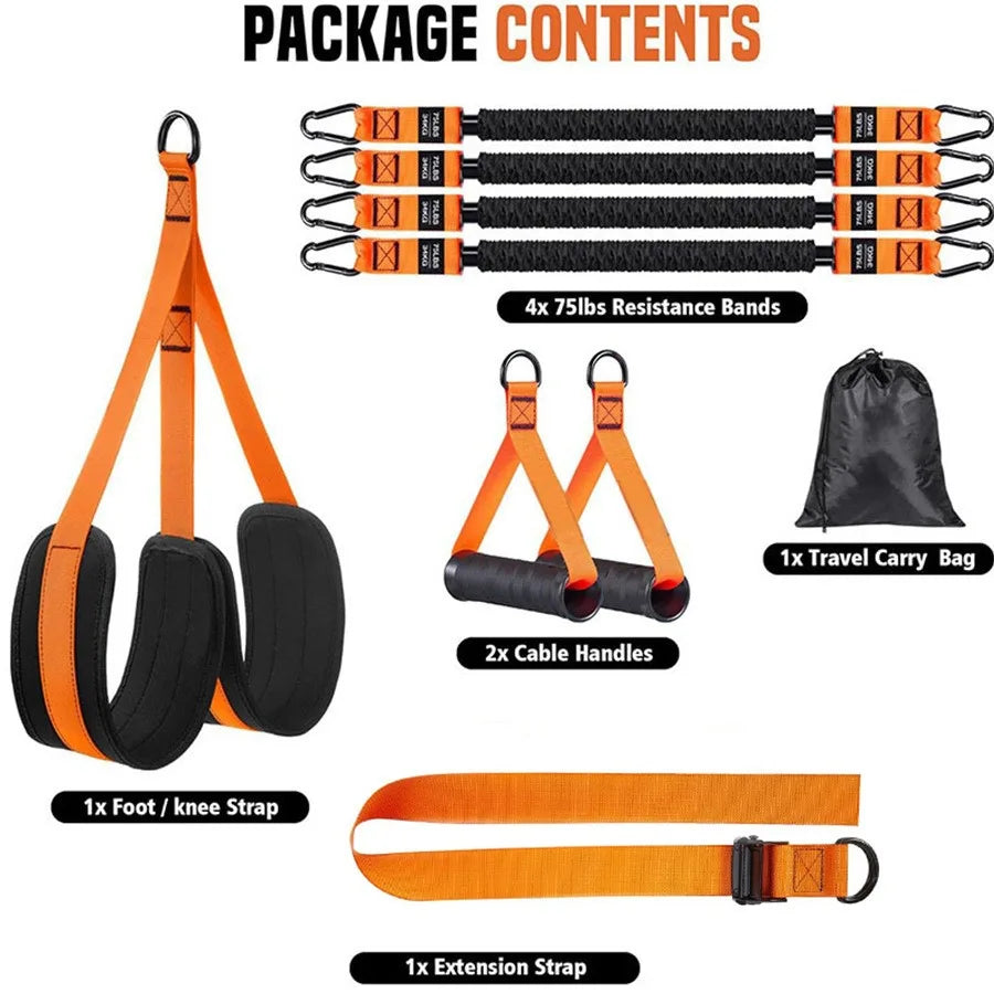 Adjustable Pull-Up Assistance Band Set