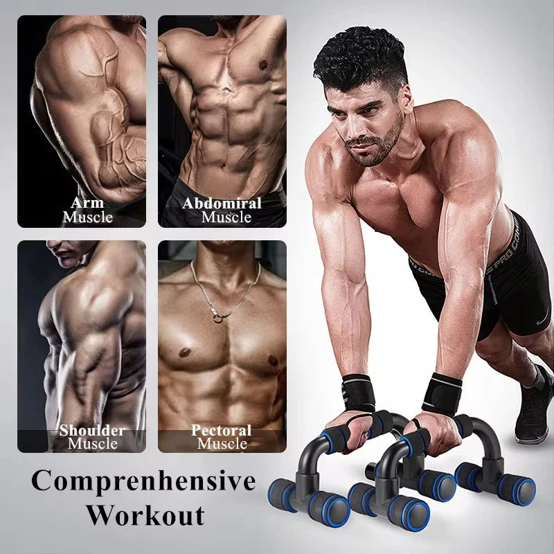 H-Shaped Ergonomic Push-Up Stands